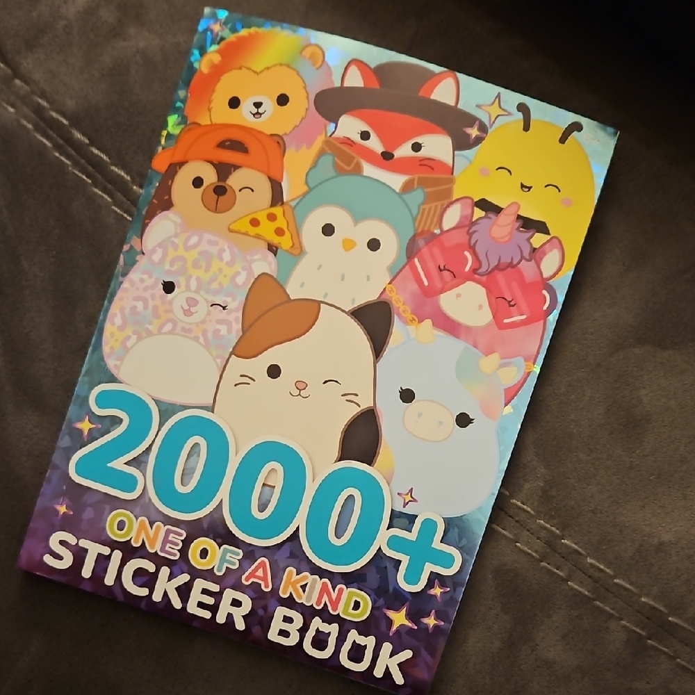 Squishmallows Sticker Book 2000+ Stickers - 43 Sheets
